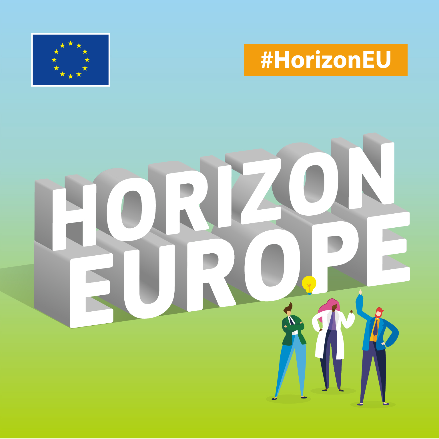 Bannière de Horizon Europe